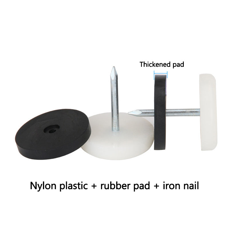 20Pcs/Set 19mm Diameter Thickened Furniture Glide Nail-on Slider Pad Floor Protector for Wooden Leg Feet of Chair Table Sofa 20Pcs/Set 19mm Diameter Thickened Furniture Glide Nail-on Slider Pad Floor Protector for Wooden Leg Feet of Chair Table Sofa